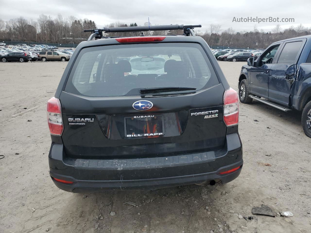 2015 Subaru Forester 2.5i Black vin: JF2SJABCXFH422257