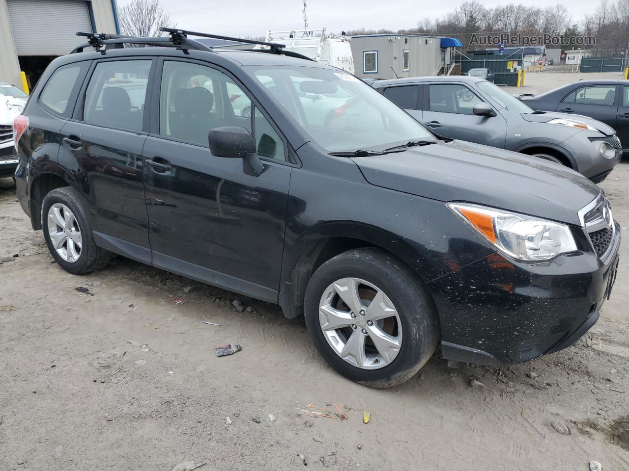 2015 Subaru Forester 2.5i Black vin: JF2SJABCXFH422257