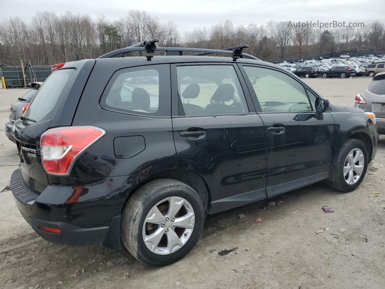 2015 Subaru Forester 2.5i Black vin: JF2SJABCXFH422257