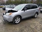 2016 Subaru Forester 2.5i Silver vin: JF2SJABCXGH442087