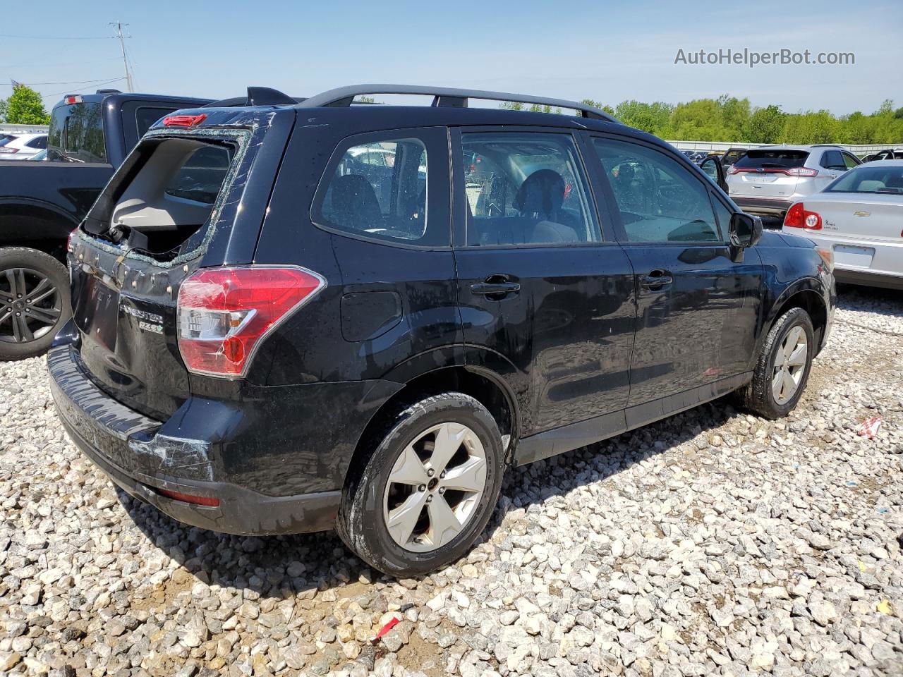 2016 Subaru Forester 2.5i Black vin: JF2SJABCXGH507178