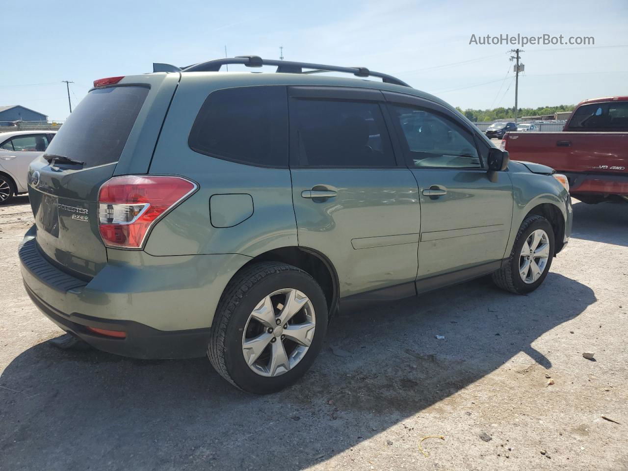 2016 Subaru Forester 2.5i Green vin: JF2SJABCXGH516611