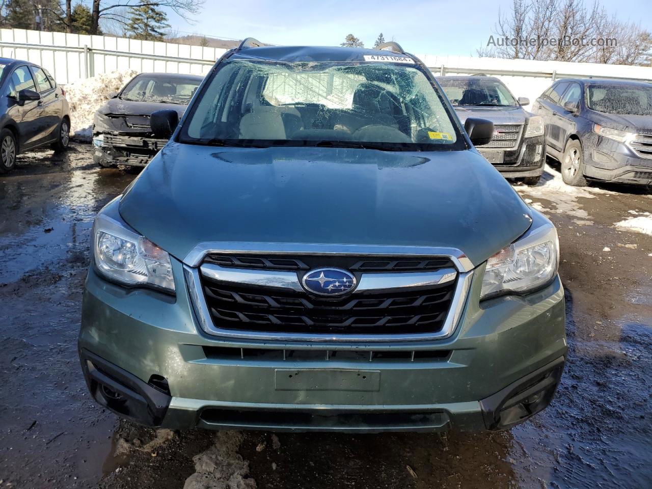 2018 Subaru Forester 2.5i Зеленый vin: JF2SJABCXJH415785