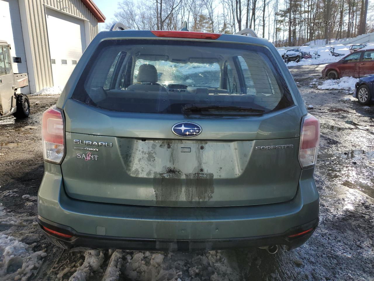 2018 Subaru Forester 2.5i Green vin: JF2SJABCXJH415785