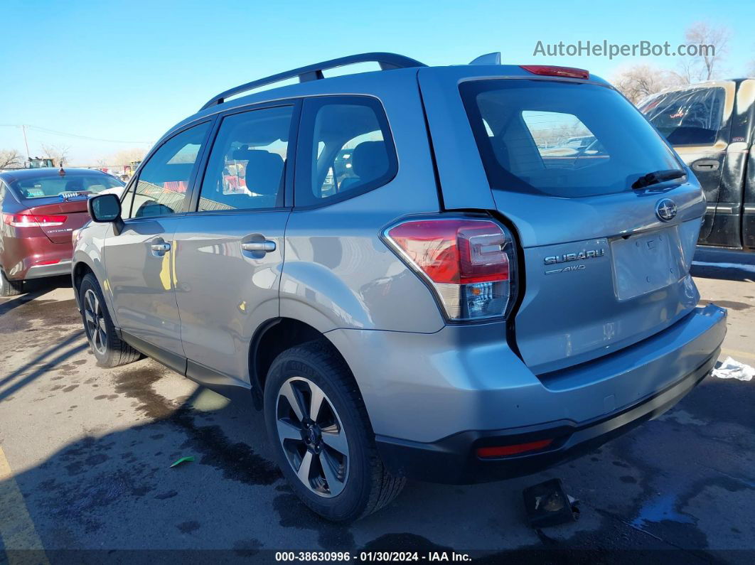 2018 Subaru Forester 2.5i Серебряный vin: JF2SJABCXJH485271