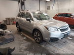 2018 Subaru Forester 2.5i Silver vin: JF2SJABCXJH511495