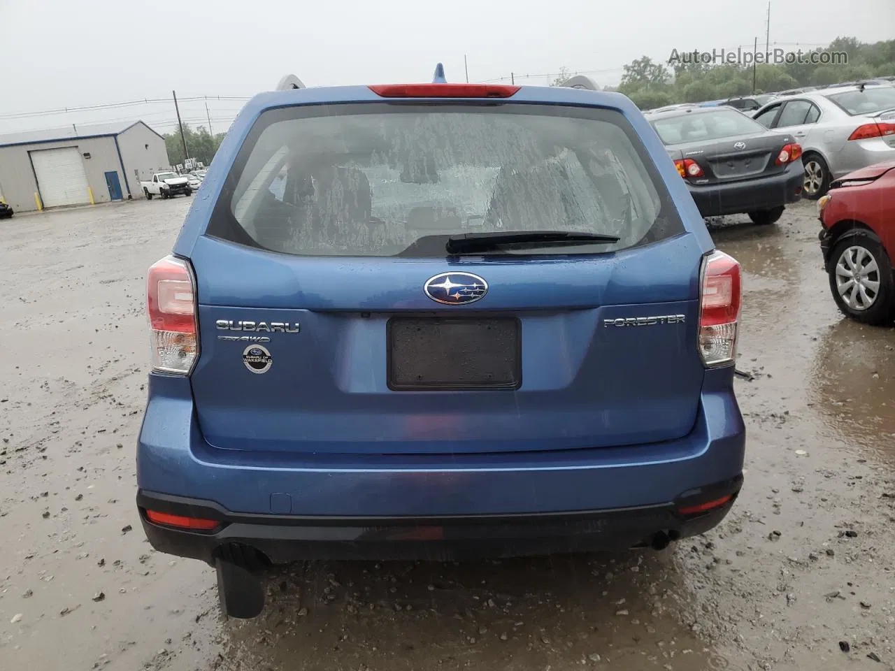 2018 Subaru Forester 2.5i Blue vin: JF2SJABCXJH610656