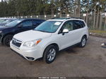 2015 Subaru Forester 2.5i Premium White vin: JF2SJADC0FH461226