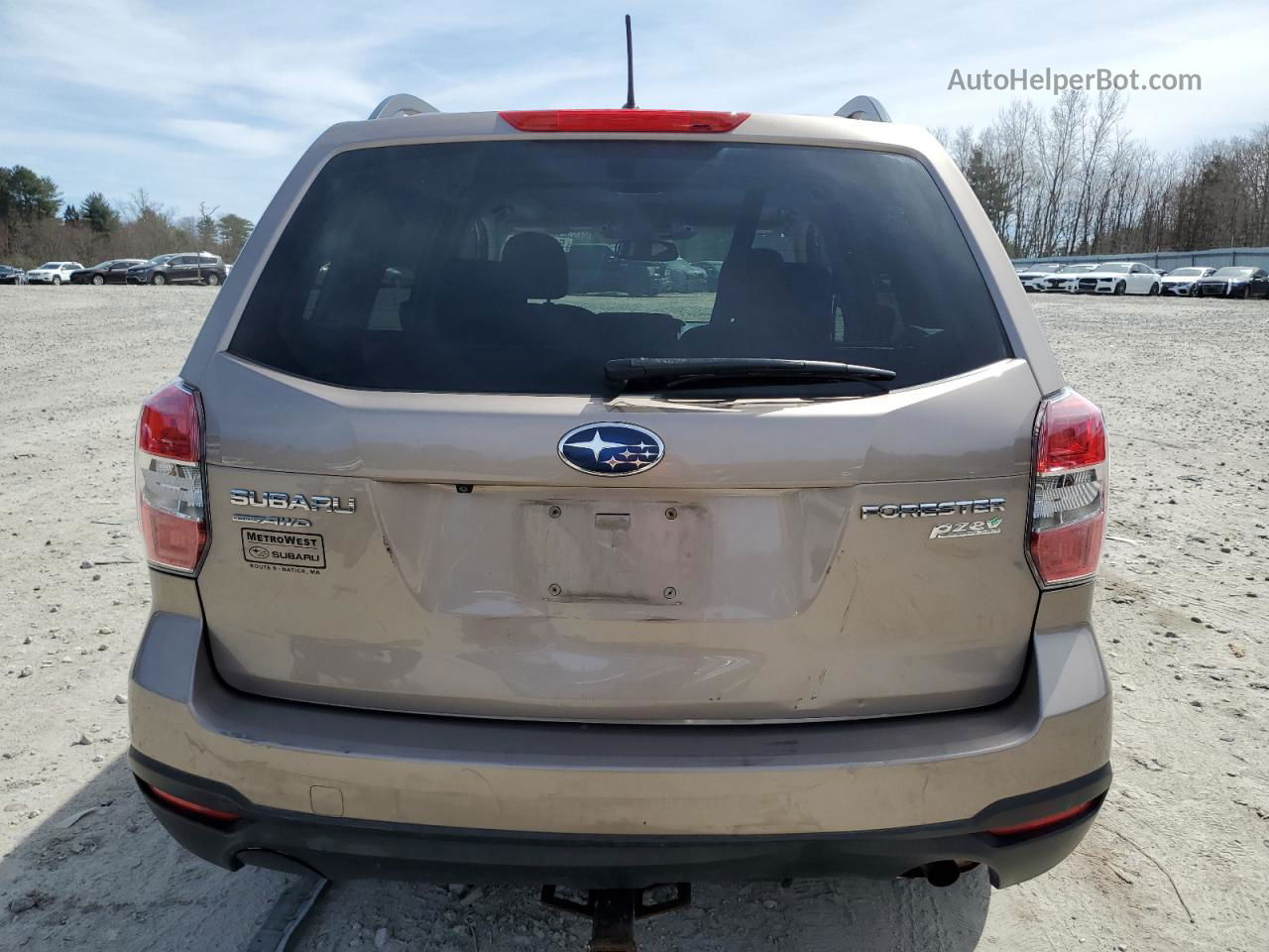 2015 Subaru Forester 2.5i Premium Brown vin: JF2SJADC0FH502180