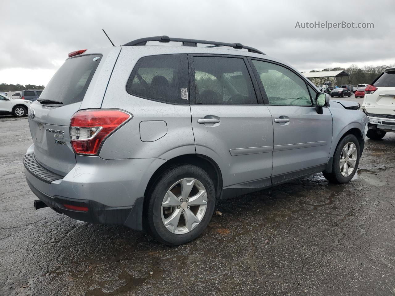 2015 Subaru Forester 2.5i Premium Silver vin: JF2SJADC0FH583150