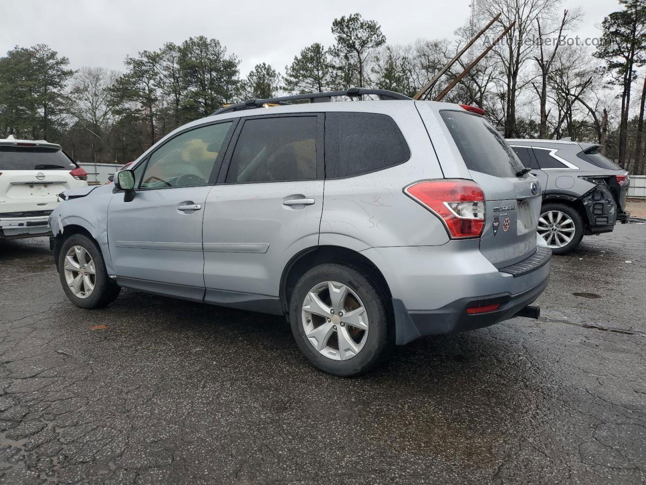 2015 Subaru Forester 2.5i Premium Silver vin: JF2SJADC0FH583150