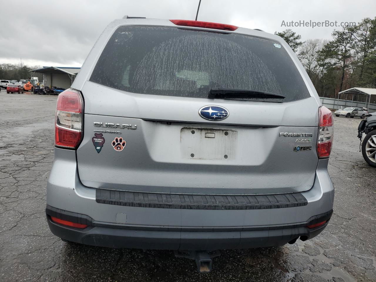 2015 Subaru Forester 2.5i Premium Silver vin: JF2SJADC0FH583150