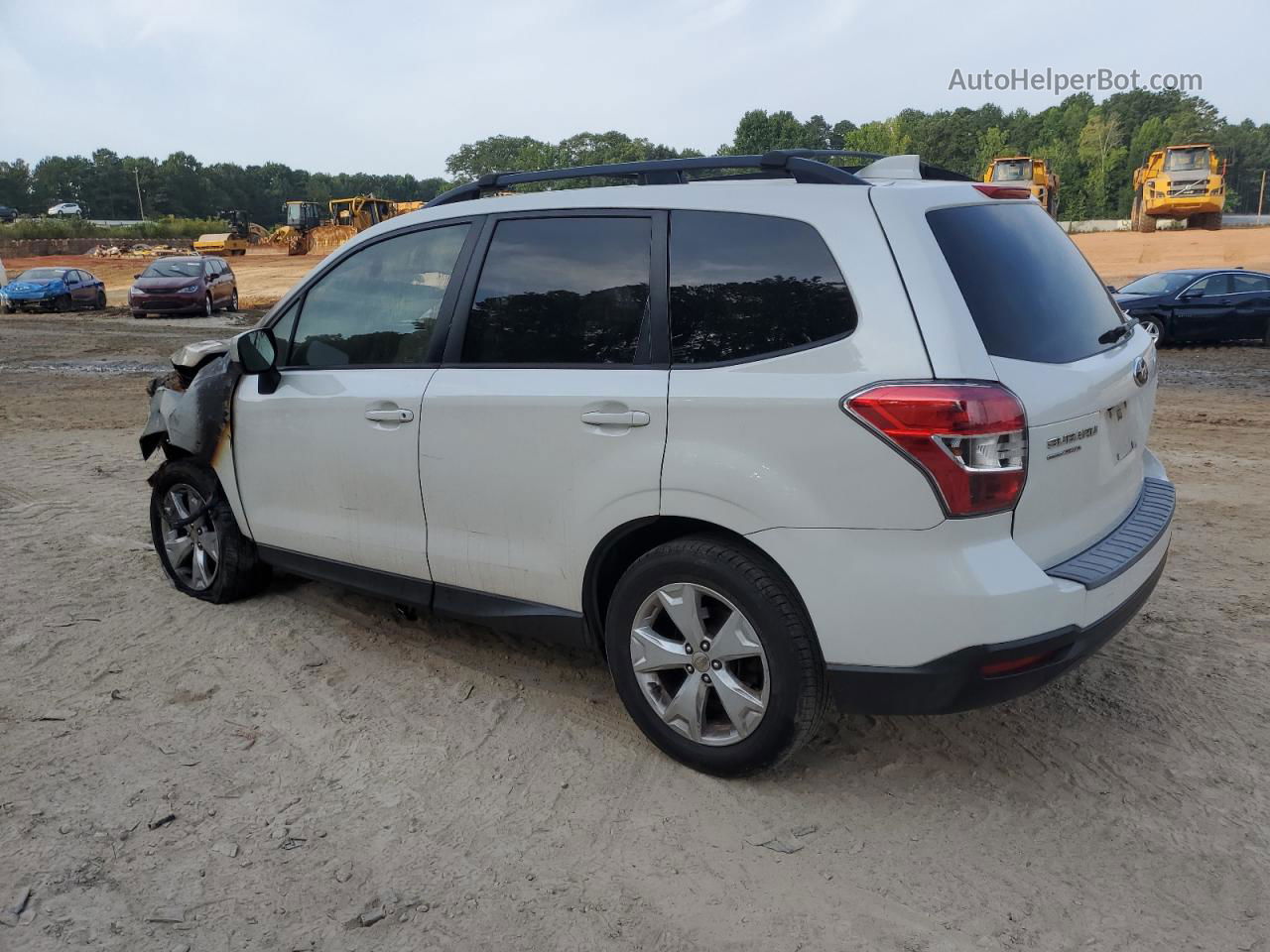 2016 Subaru Forester 2.5i Premium White vin: JF2SJADC0GH406728