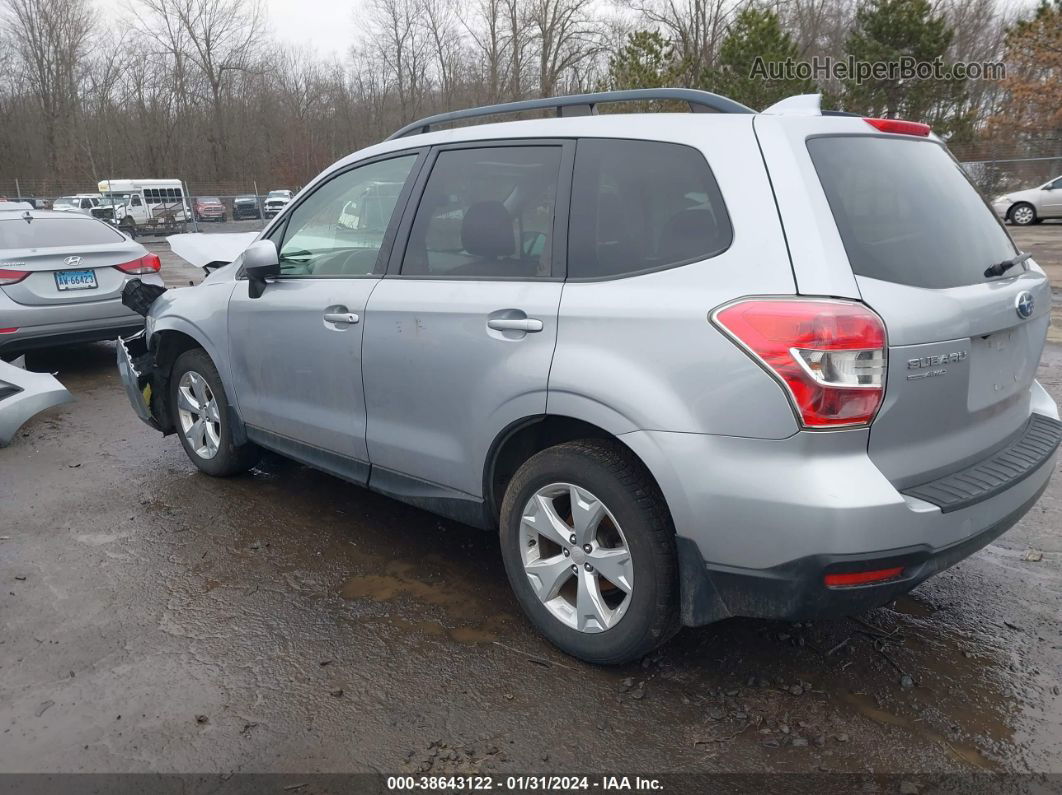 2016 Subaru Forester 2.5i Premium Silver vin: JF2SJADC0GH416837