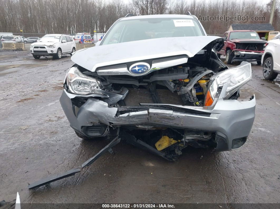 2016 Subaru Forester 2.5i Premium Silver vin: JF2SJADC0GH416837