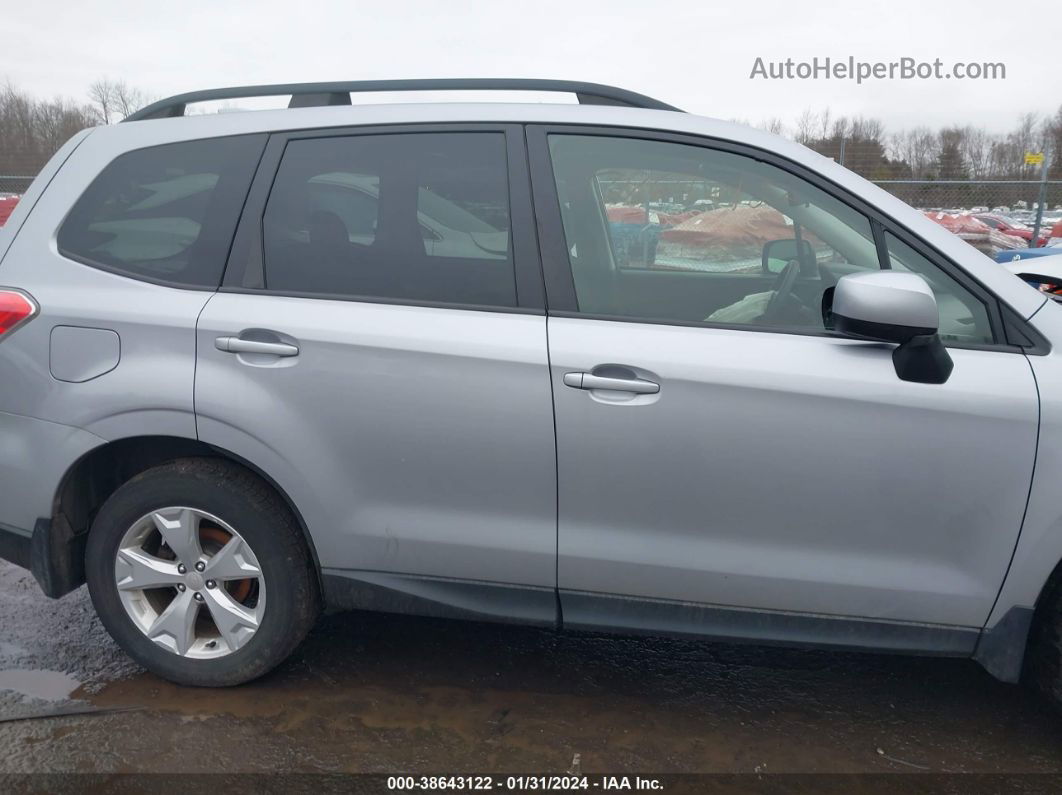 2016 Subaru Forester 2.5i Premium Silver vin: JF2SJADC0GH416837