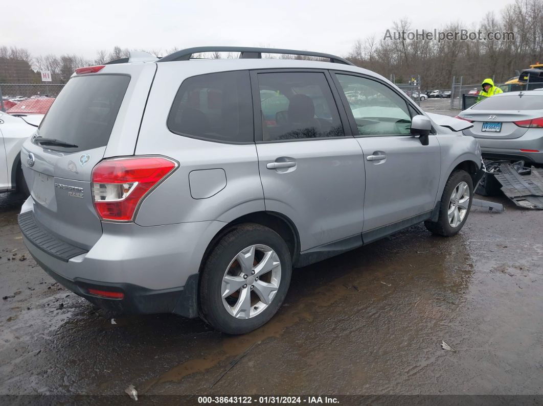 2016 Subaru Forester 2.5i Premium Silver vin: JF2SJADC0GH416837