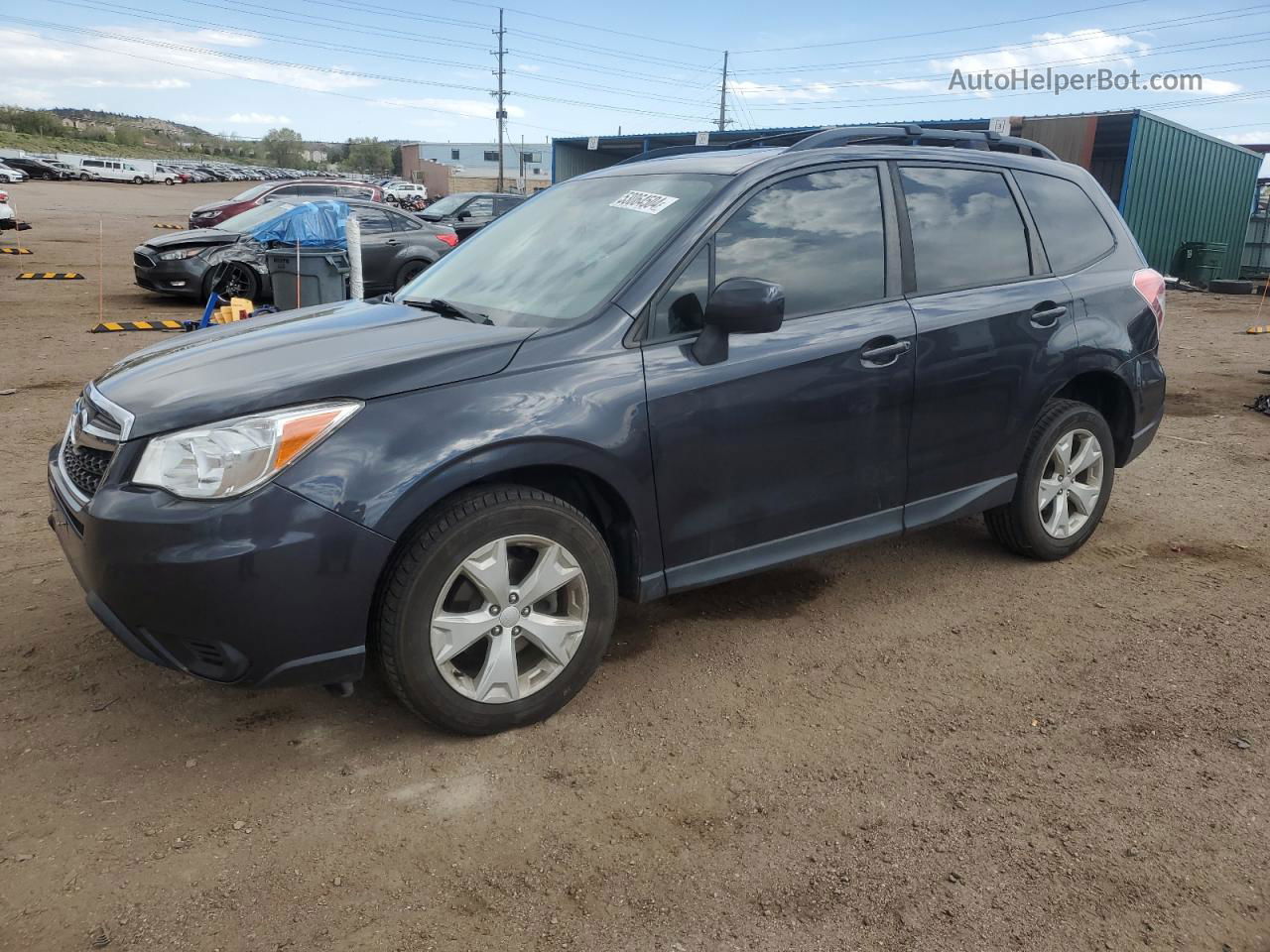 2016 Subaru Forester 2.5i Premium Угольный vin: JF2SJADC0GH453855