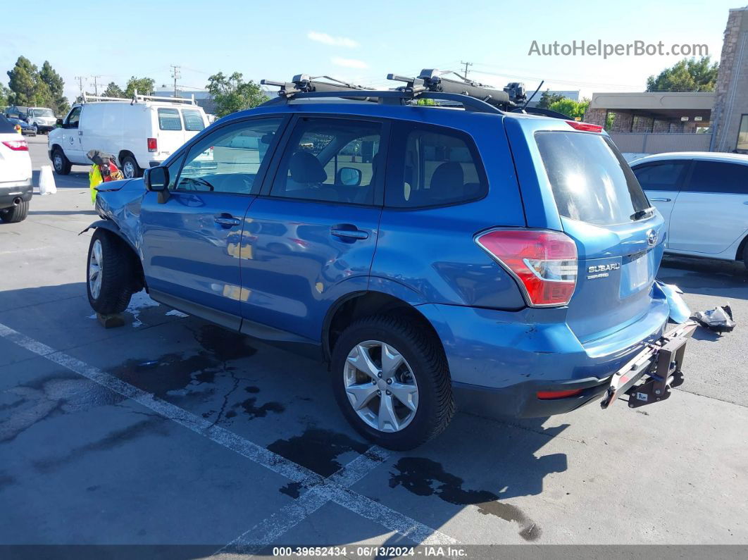 2015 Subaru Forester 2.5i Premium Blue vin: JF2SJADC1FG516501