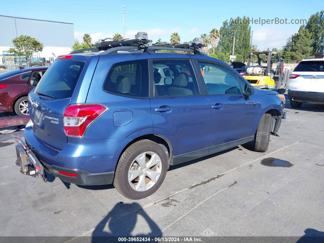 2015 Subaru Forester 2.5i Premium Blue vin: JF2SJADC1FG516501