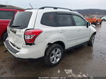 2015 Subaru Forester 2.5i Premium White vin: JF2SJADC1FH523006