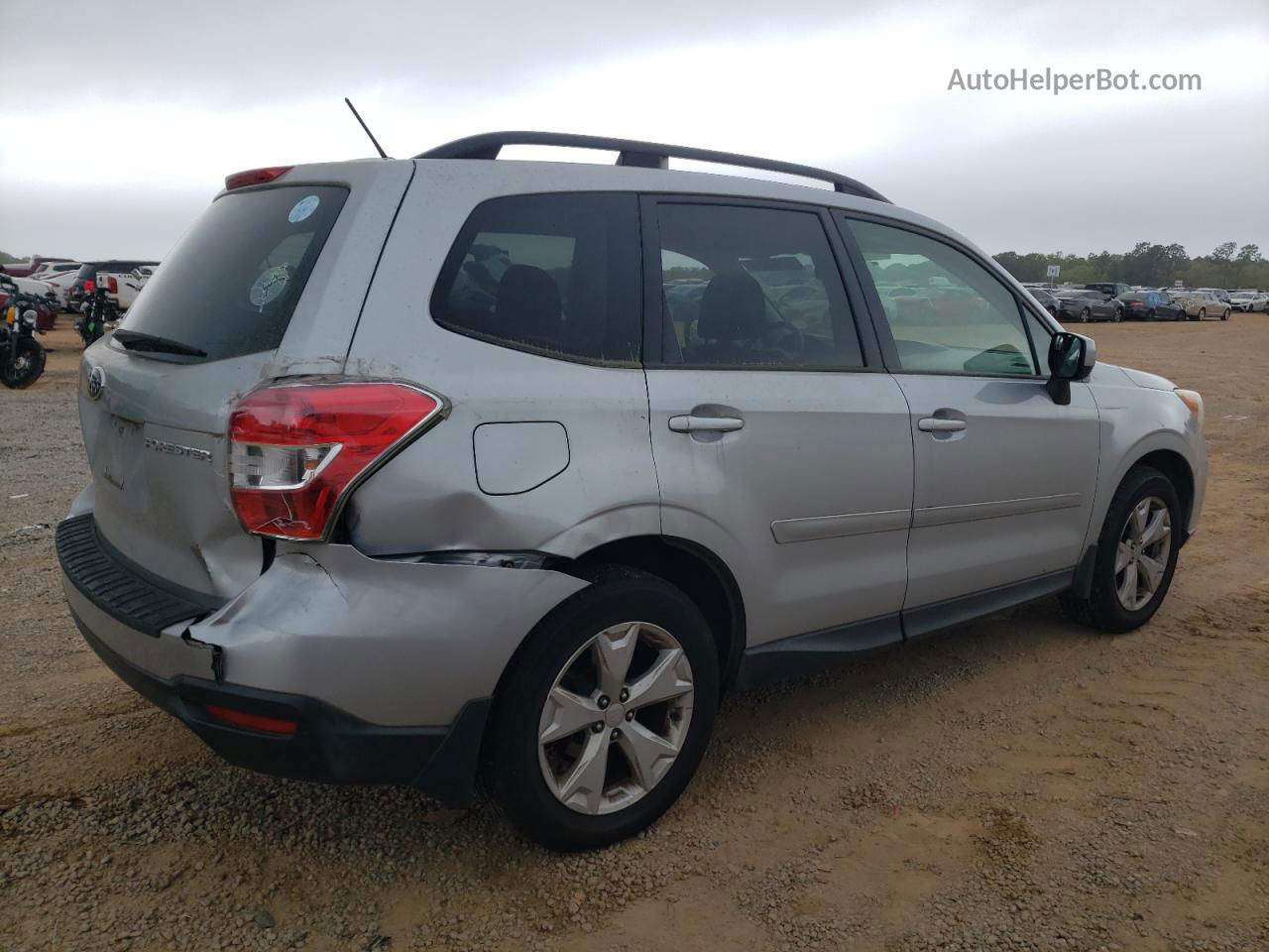 2015 Subaru Forester 2.5i Premium Silver vin: JF2SJADC1FH546236