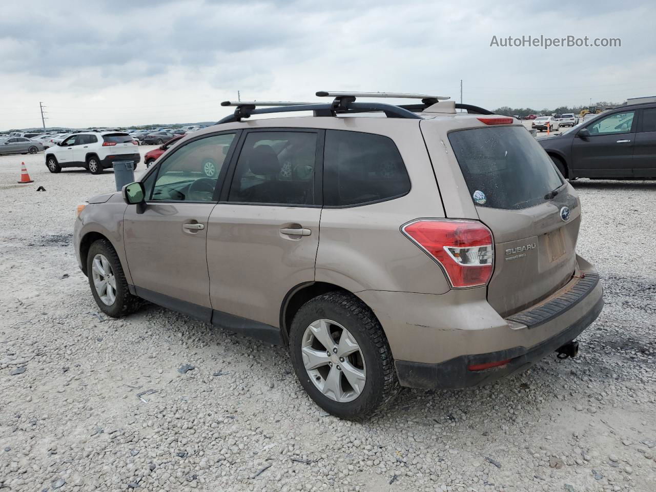 2016 Subaru Forester 2.5i Premium Желто-коричневый vin: JF2SJADC1GH452441