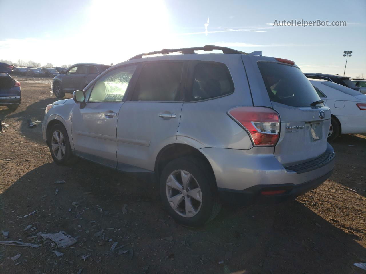 2016 Subaru Forester 2.5i Premium Silver vin: JF2SJADC1GH453234