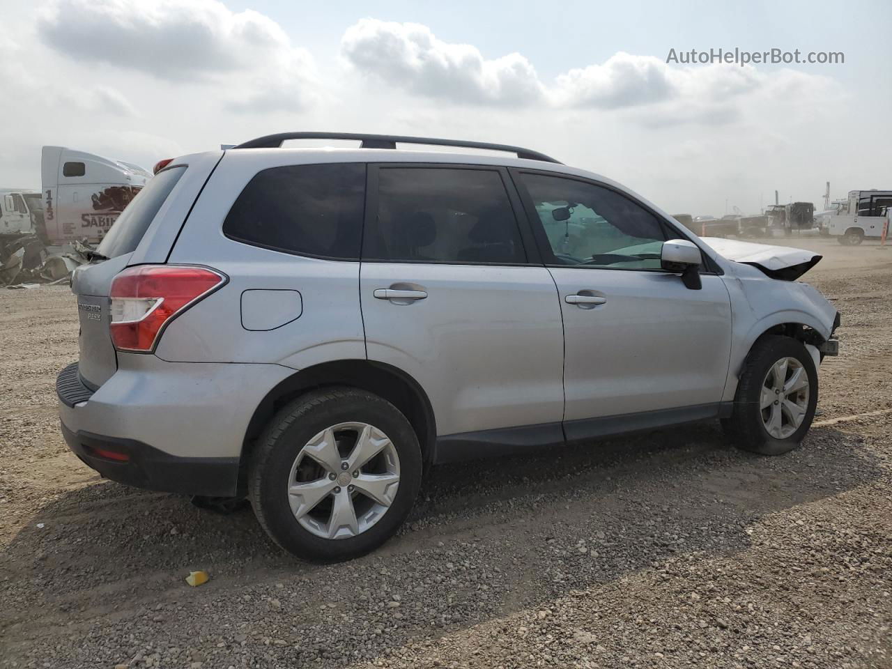 2016 Subaru Forester 2.5i Premium Silver vin: JF2SJADC1GH475394