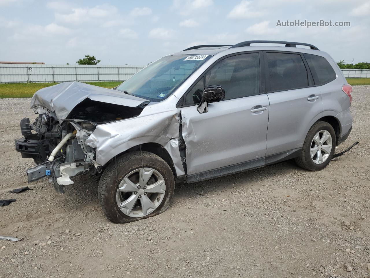 2016 Subaru Forester 2.5i Premium Silver vin: JF2SJADC1GH475394