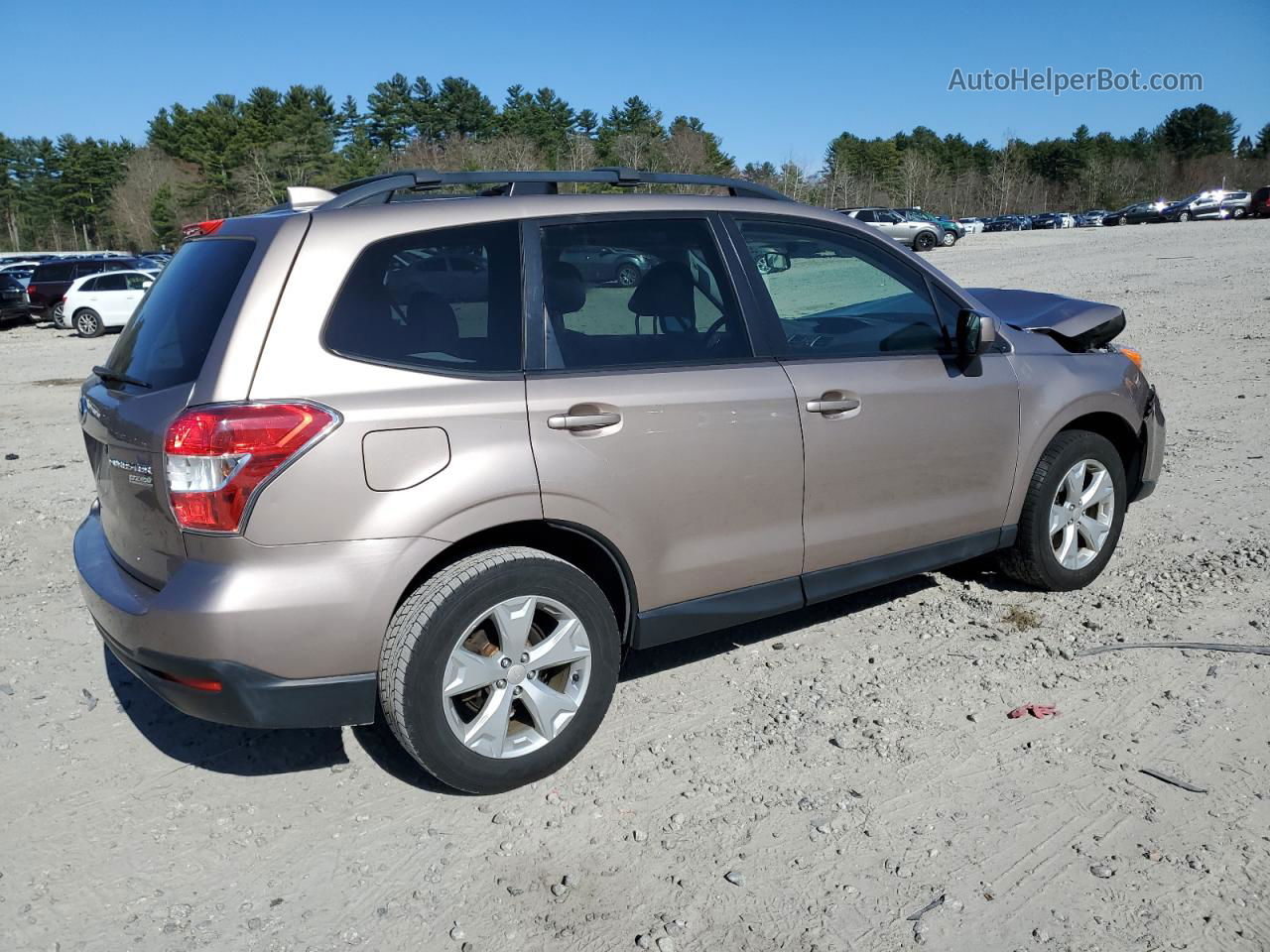 2016 Subaru Forester 2.5i Premium Tan vin: JF2SJADC1GH485424