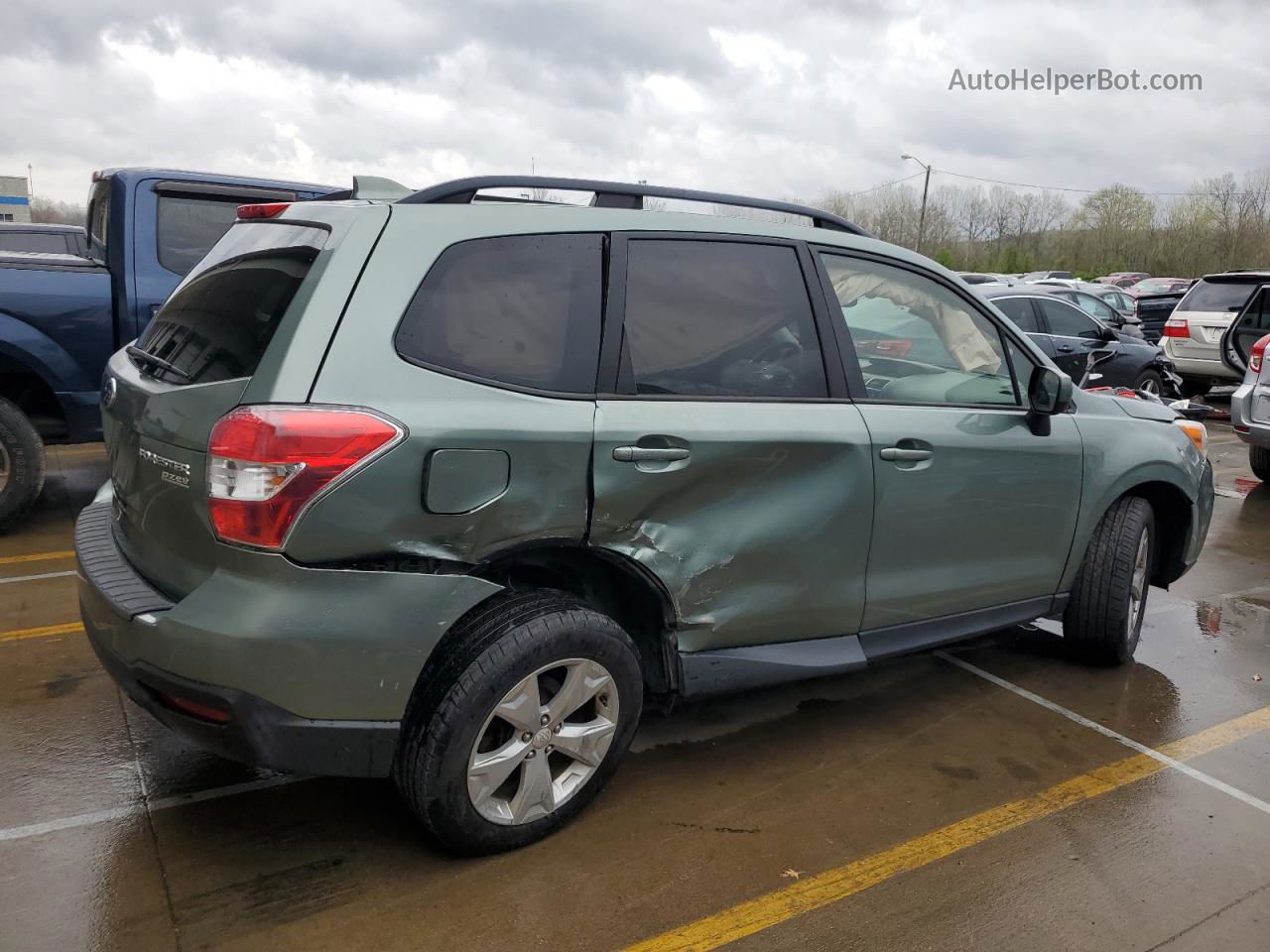 2016 Subaru Forester 2.5i Premium Green vin: JF2SJADC1GH492471