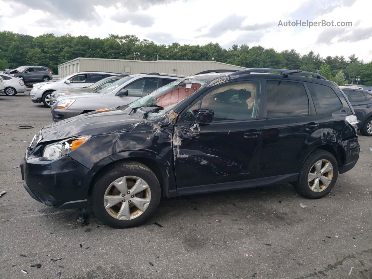 2016 Subaru Forester 2.5i Premium Black vin: JF2SJADC1GH525596