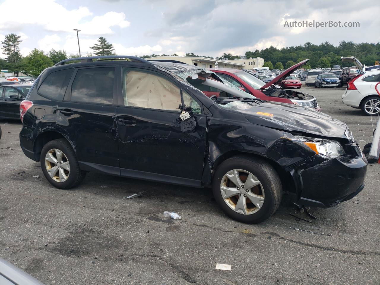 2016 Subaru Forester 2.5i Premium Black vin: JF2SJADC1GH525596