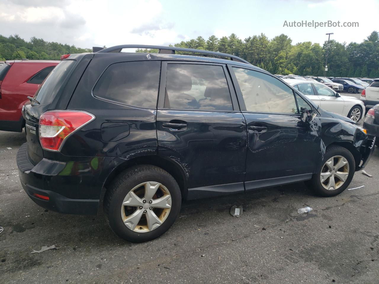 2016 Subaru Forester 2.5i Premium Black vin: JF2SJADC1GH525596