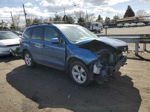 2015 Subaru Forester 2.5i Premium Blue vin: JF2SJADC2FG476350