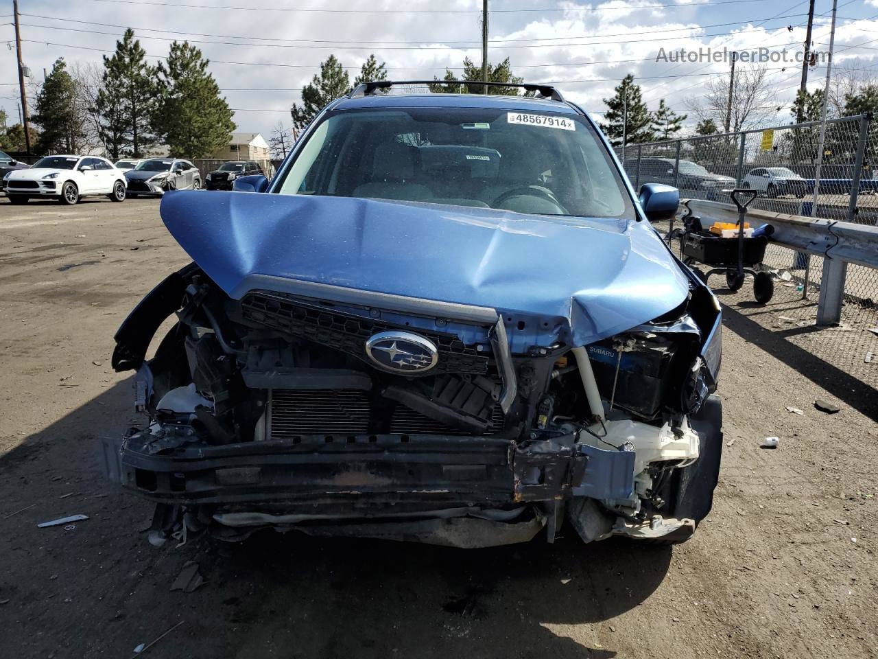 2015 Subaru Forester 2.5i Premium Blue vin: JF2SJADC2FG476350