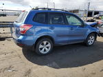 2015 Subaru Forester 2.5i Premium Blue vin: JF2SJADC2FG476350