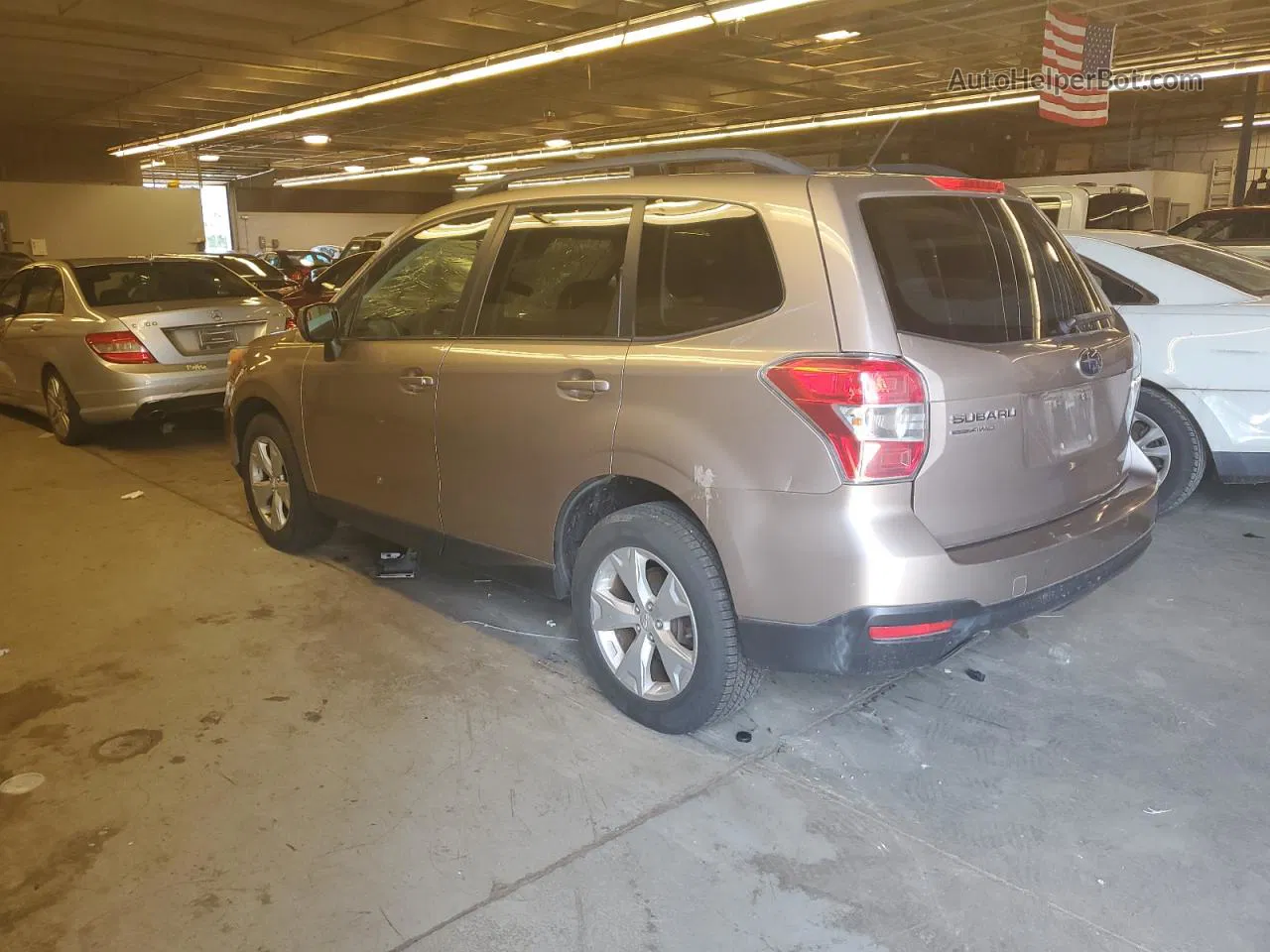 2015 Subaru Forester 2.5i Premium Brown vin: JF2SJADC2FH501371