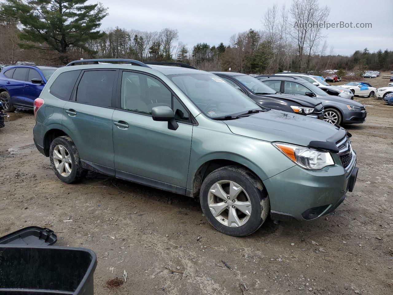 2016 Subaru Forester 2.5i Premium Green vin: JF2SJADC2GH496643