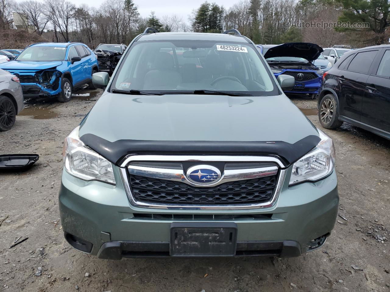 2016 Subaru Forester 2.5i Premium Green vin: JF2SJADC2GH496643