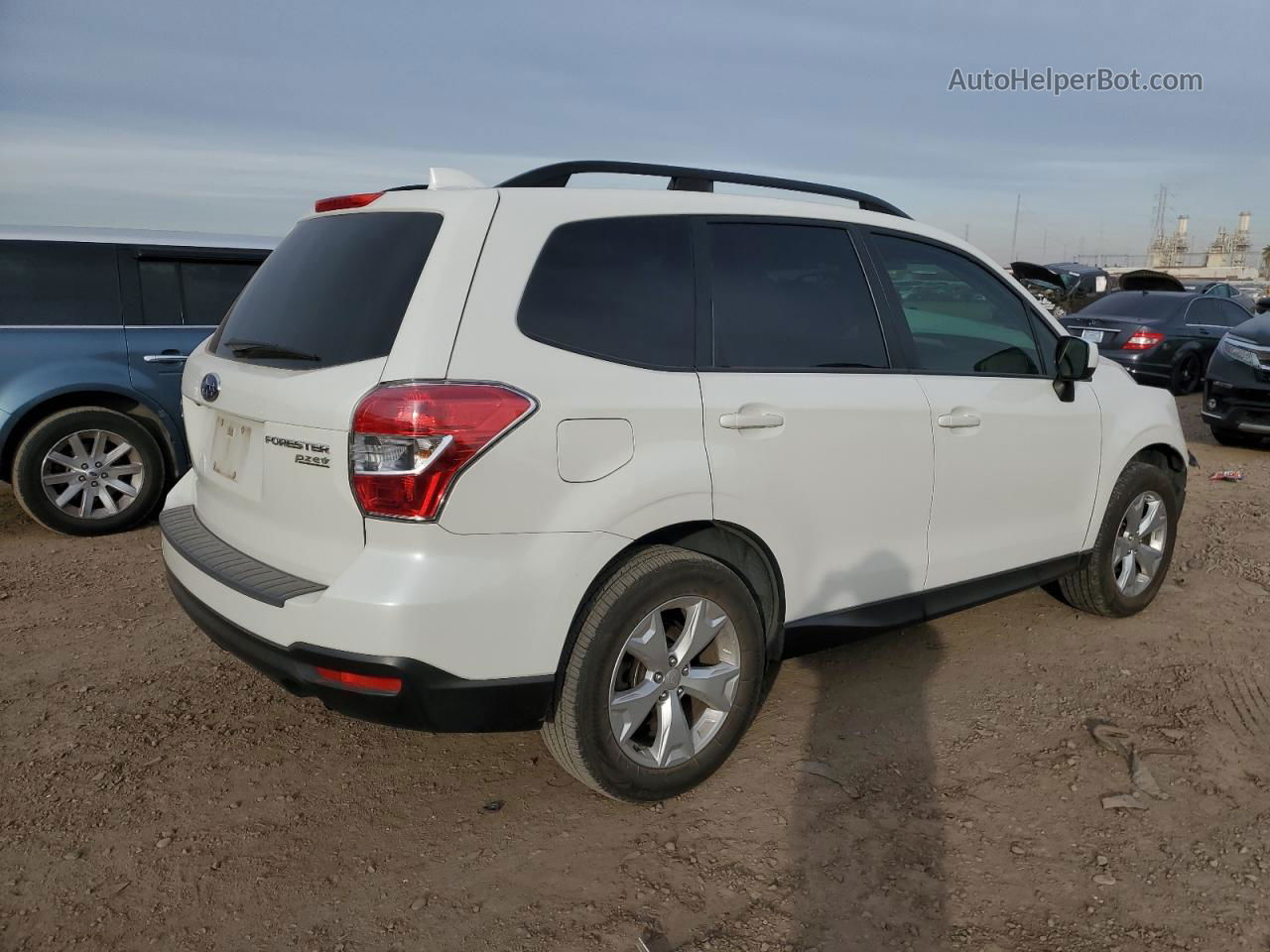 2016 Subaru Forester 2.5i Premium Белый vin: JF2SJADC2GH530225