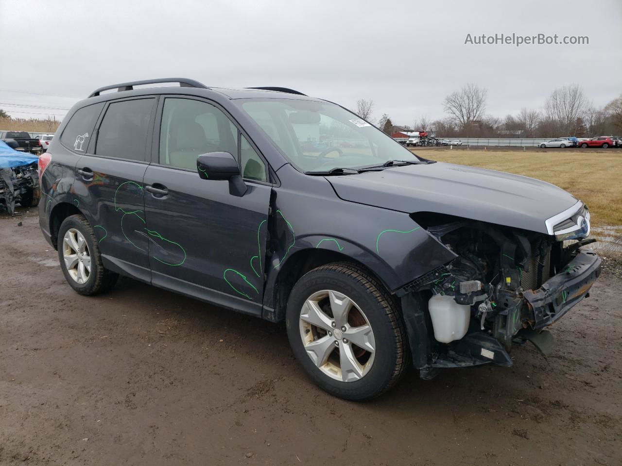 2016 Subaru Forester 2.5i Premium Charcoal vin: JF2SJADC2GH547039