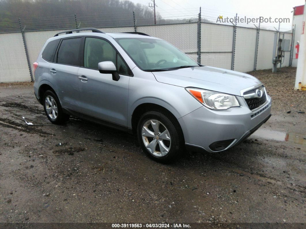 2015 Subaru Forester 2.5i Premium Silver vin: JF2SJADC3FH431766