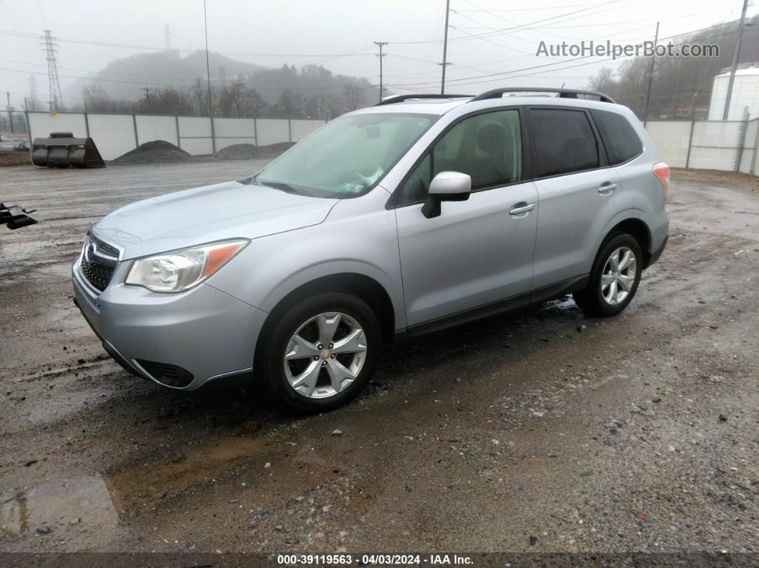 2015 Subaru Forester 2.5i Premium Silver vin: JF2SJADC3FH431766