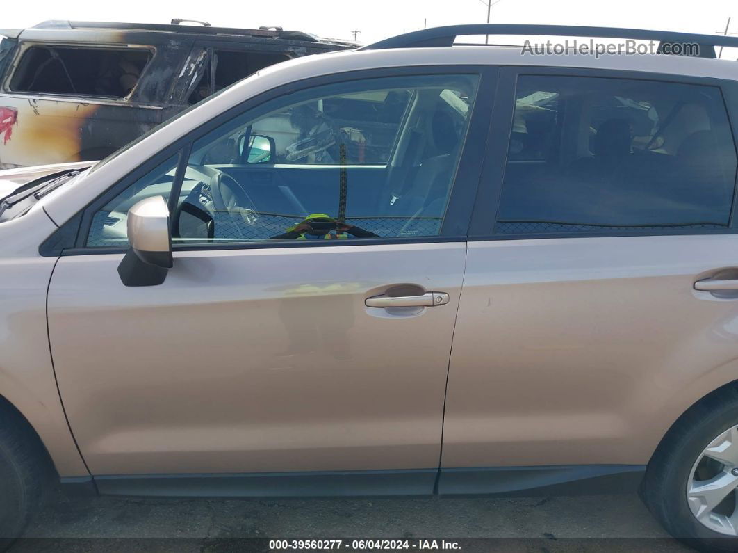 2015 Subaru Forester 2.5i Premium Золотой vin: JF2SJADC3FH436417