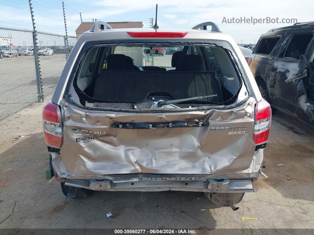 2015 Subaru Forester 2.5i Premium Золотой vin: JF2SJADC3FH436417