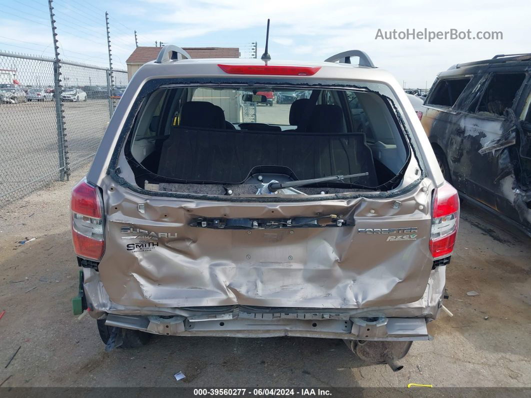 2015 Subaru Forester 2.5i Premium Золотой vin: JF2SJADC3FH436417