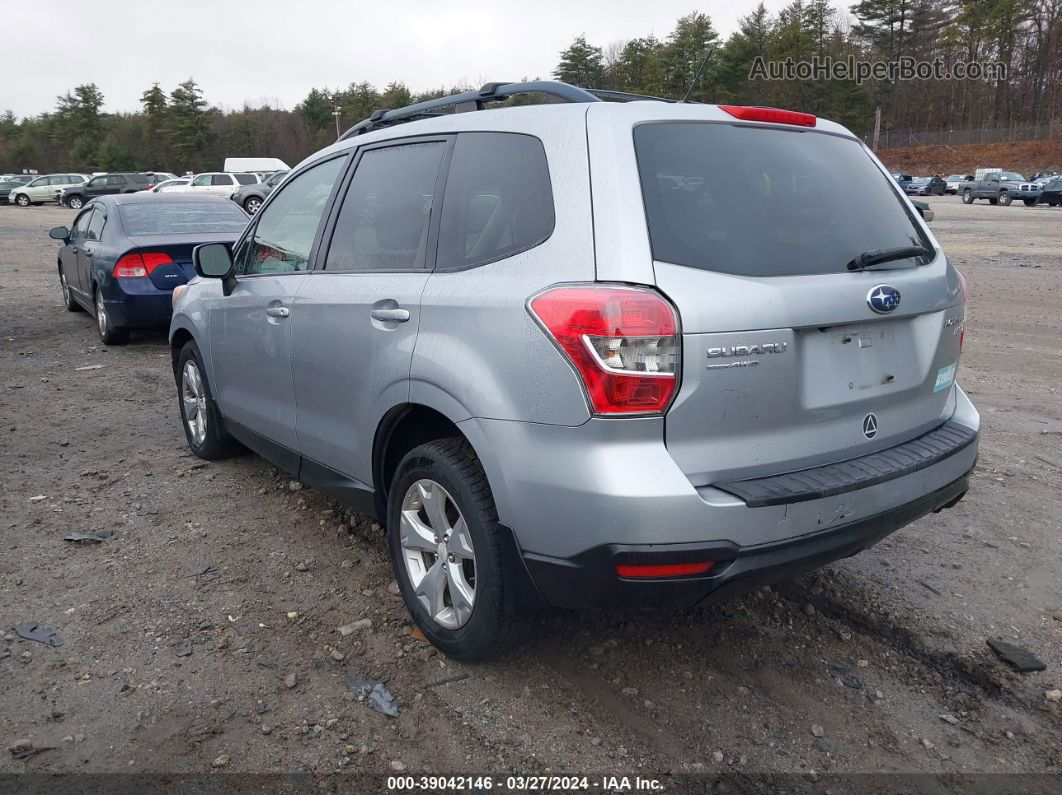 2015 Subaru Forester 2.5i Premium Silver vin: JF2SJADC3FH494527