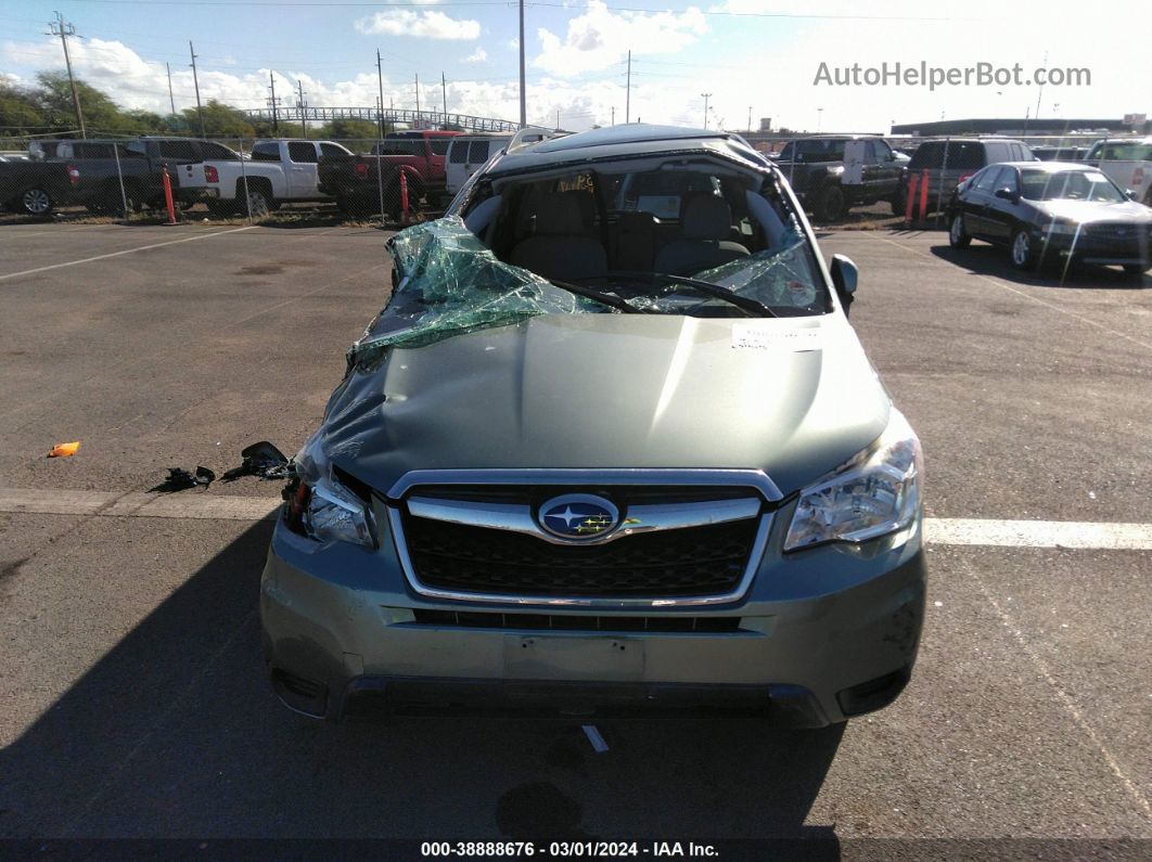 2015 Subaru Forester 2.5i Premium Gray vin: JF2SJADC3FH496519